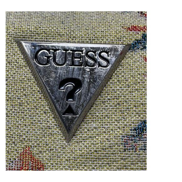 Guess FURRINA Floral Tapestry Weekender Tote Bag with Black Handles - Picture 2 of 8